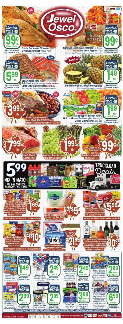 Jewel Osco (IN) Weekly Ad Flyer Specials October 11 to October 17, 2023