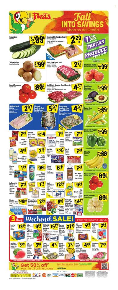 Fiesta Mart (TX) Weekly Ad Flyer Specials October 11 to October 17, 2023