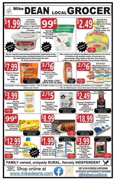 Mike Dean Local Grocer Flyer October 13 to 19
