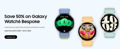 Samsung Canada Offers: Save 50% on Galaxy Watch6 Bespoke + More Deals