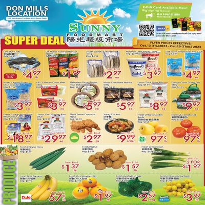 Sunny Foodmart (Don Mills) Flyer October 13 to 19