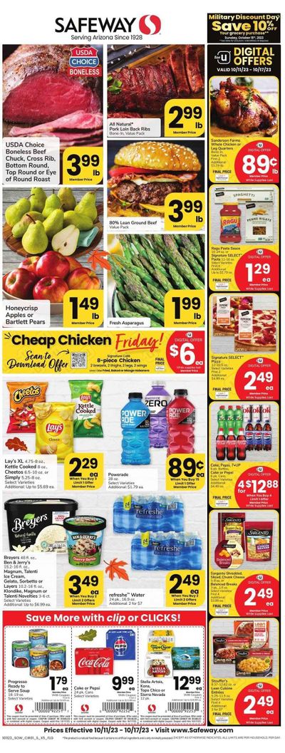 Safeway (AZ) Weekly Ad Flyer Specials October 11 to October 17, 2023