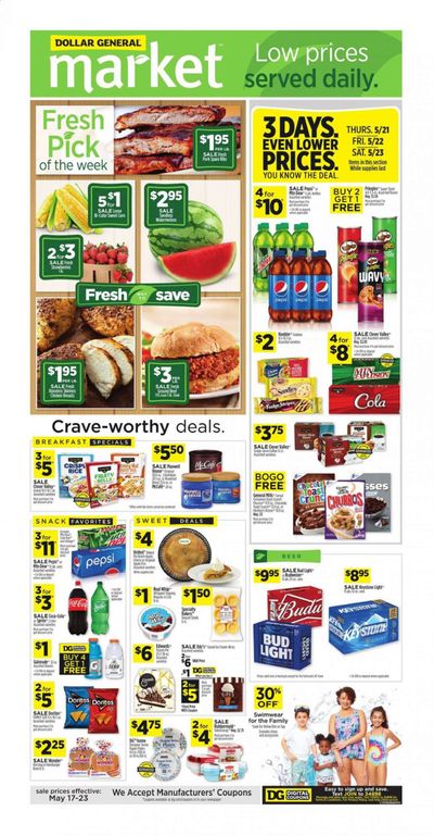 Dollar General Weekly Ad & Flyer May 17 to 23 Dollar General Weekly Ad & Flyer May 17 to 23