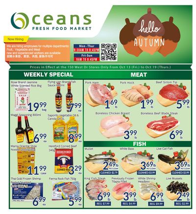 Oceans Fresh Food Market (West Dr., Brampton) Flyer October 13 to 19