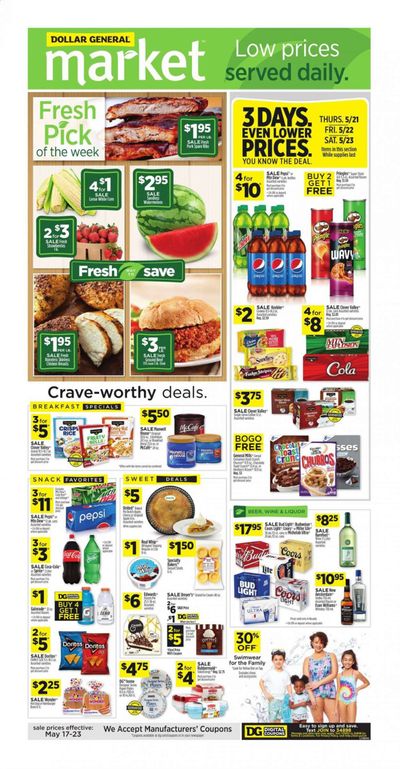 Dollar General Weekly Ad & Flyer May 17 to 23