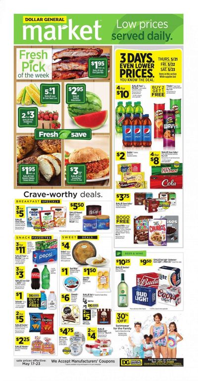 Dollar General Weekly Ad & Flyer May 17 to 23