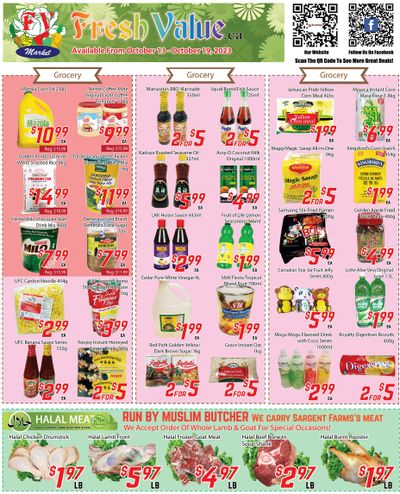 Fresh Value Flyer October 13 to 19