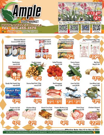 Ample Food Market (Brampton) Flyer October 13 to 19