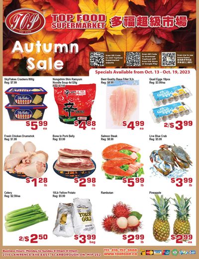 Top Food Supermarket Flyer October 13 to 19