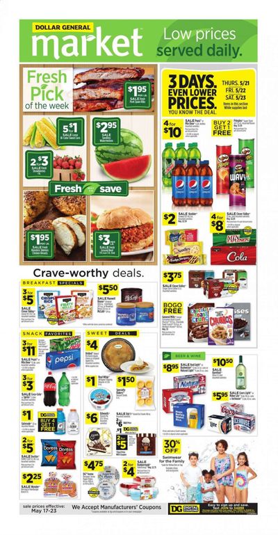 Dollar General Weekly Ad & Flyer May 17 to 23