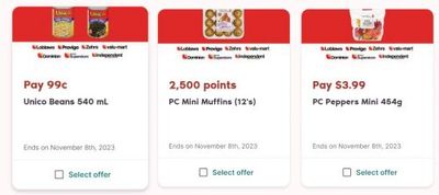 Loblaws Ontario: New Loadable PC Optimim Offers Available