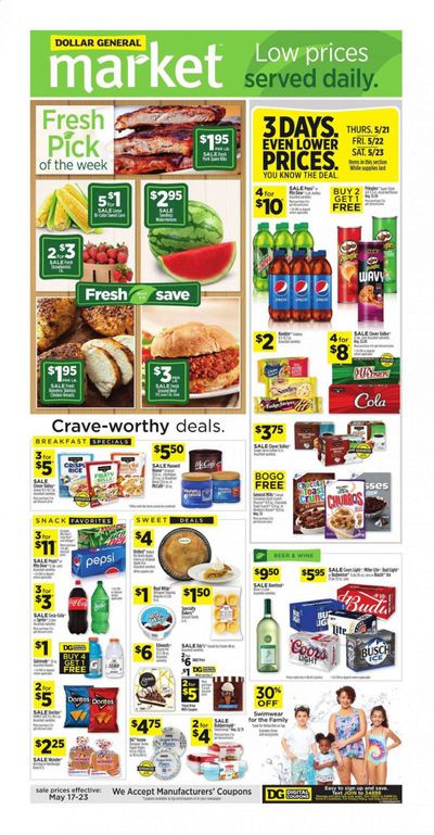 Dollar General Weekly Ad & Flyer May 17 to 23