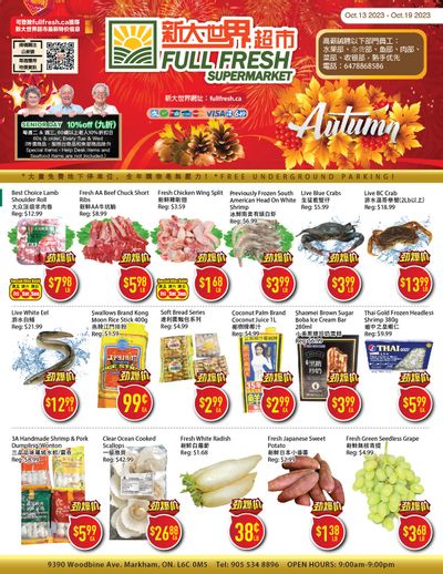 Full Fresh Supermarket Flyer October 13 to 19