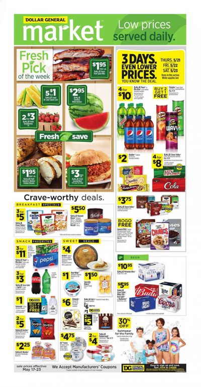 Dollar General Weekly Ad & Flyer May 17 to 23
