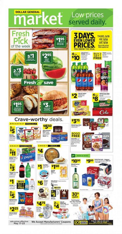 Dollar General Weekly Ad & Flyer May 17 to 23