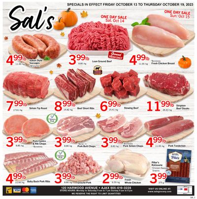 Sal's Grocery Flyer October 13 to 19