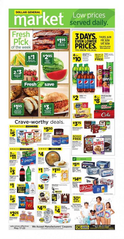 Dollar General Weekly Ad & Flyer May 17 to 23