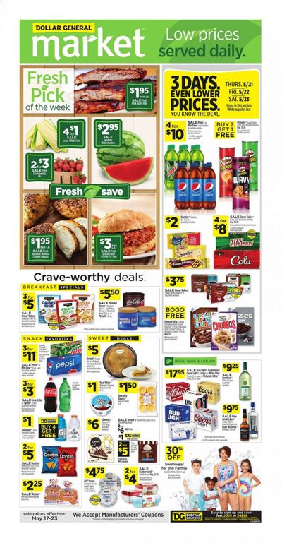 Dollar General Weekly Ad & Flyer May 17 to 23