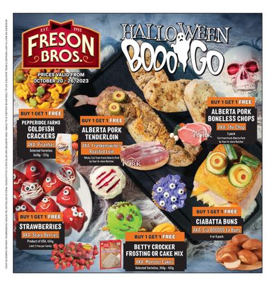 Freson Bros. Flyer October 20 to 26