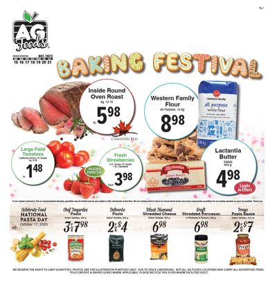 AG Foods Flyer October 15 to 21