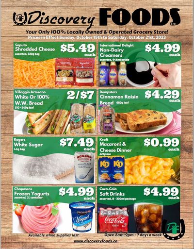 Discovery Foods Flyer October 15 to 21
