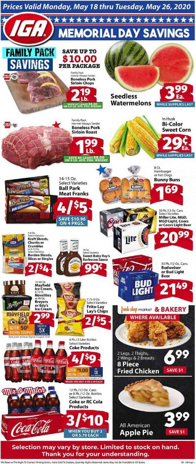 IGA (Kentucky) Weekly Ad & Flyer May 18 to 26