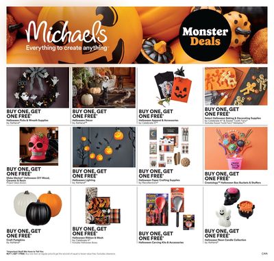 Michael's Flyer October 16 to 19