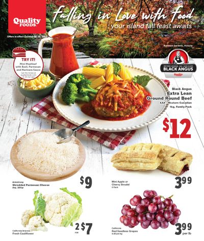 Quality Foods Flyer October 16 to 22