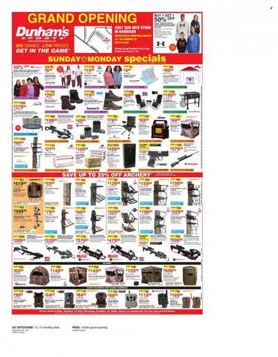Dunham's Sports (AR) Weekly Ad Flyer Specials October 13 to October 19, 2023