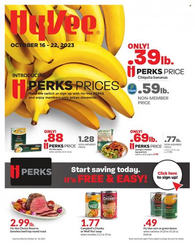 Hy-Vee (IA, IL, KS, MO) Weekly Ad Flyer Specials October 16 to October 22, 2023
