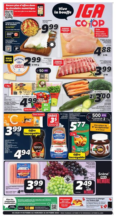 IGA (NB) Flyer October 19 to 25