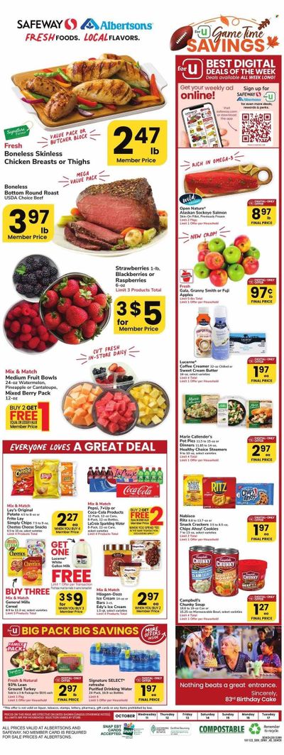 Safeway (CO, WY) Weekly Ad Flyer Specials October 11 to October 17, 2023
