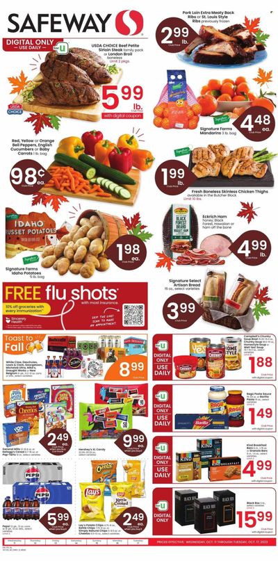 Safeway (MT) Weekly Ad Flyer Specials October 11 to October 17, 2023