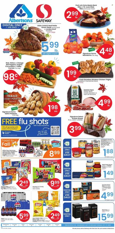 Safeway (MT) Weekly Ad Flyer Specials October 11 to October 17, 2023