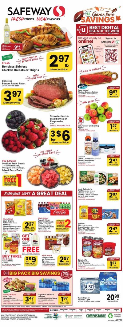 Safeway (NE) Weekly Ad Flyer Specials October 11 to October 17, 2023