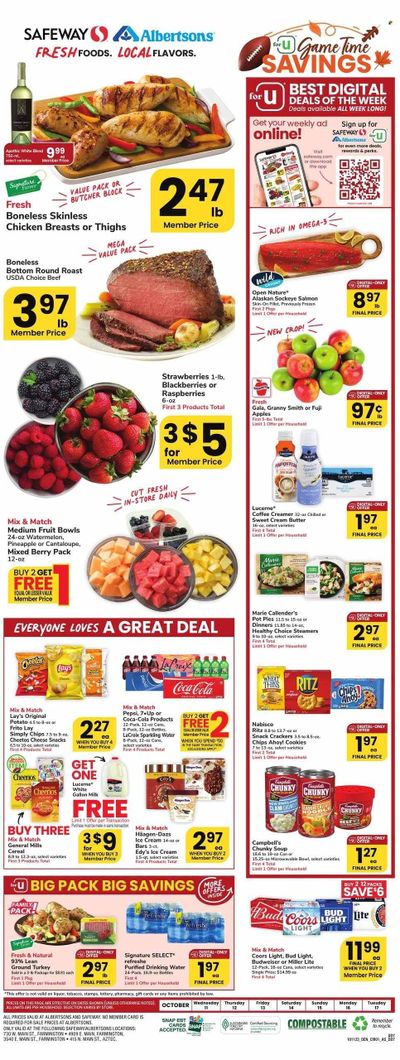 Safeway (NM) Weekly Ad Flyer Specials October 11 to October 17, 2023