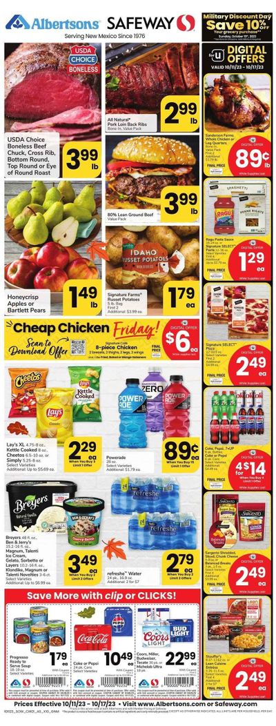 Safeway (NM) Weekly Ad Flyer Specials October 11 to October 17, 2023