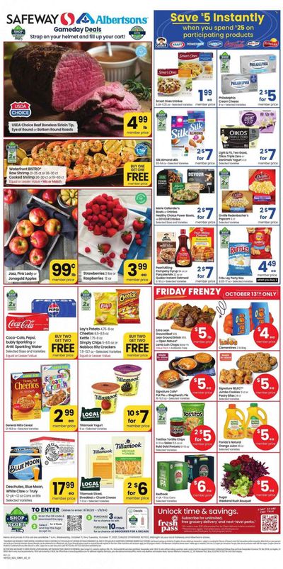 Safeway (WA) Weekly Ad Flyer Specials October 11 to October 17, 2023