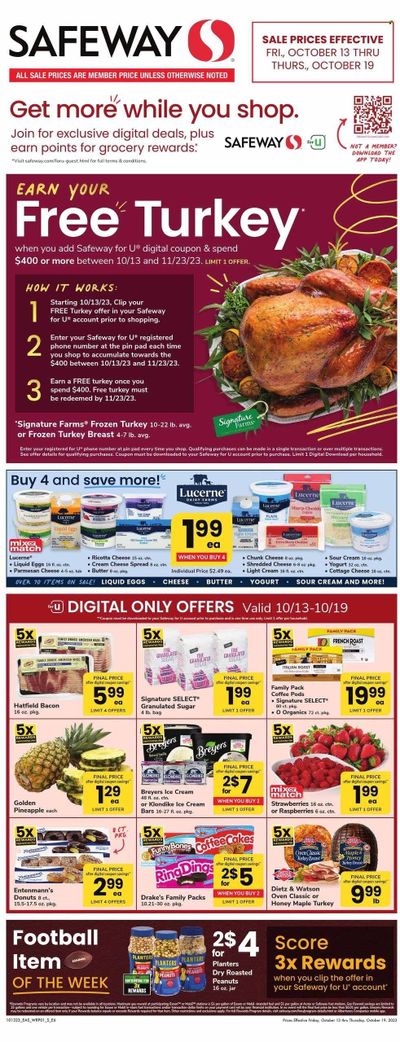 Safeway (DC) Weekly Ad Flyer Specials October 13 to October 19, 2023