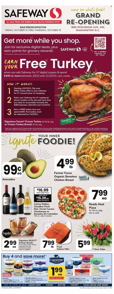 Safeway (DC) Weekly Ad Flyer Specials October 13 to October 19, 2023