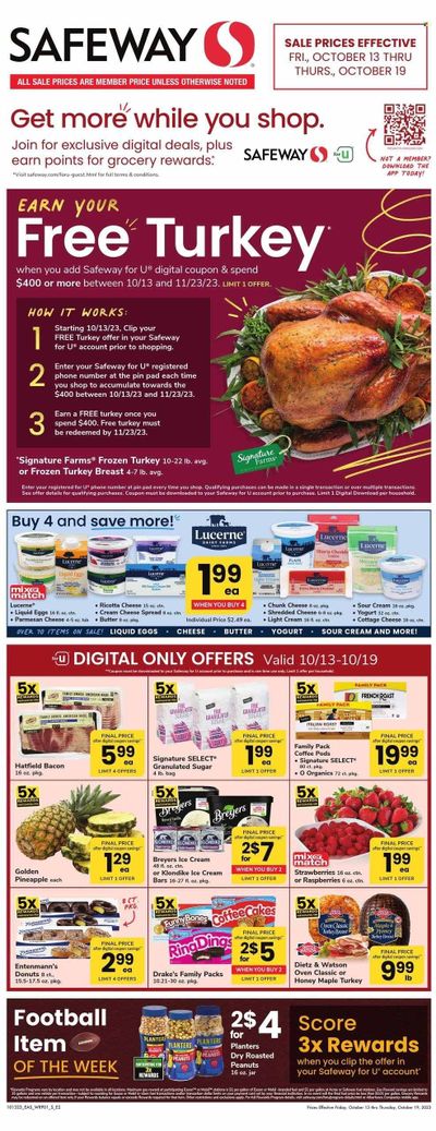 Safeway (VA) Weekly Ad Flyer Specials October 13 to October 19, 2023