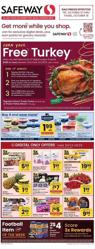 Safeway (DC) Weekly Ad Flyer Specials October 13 to October 19, 2023