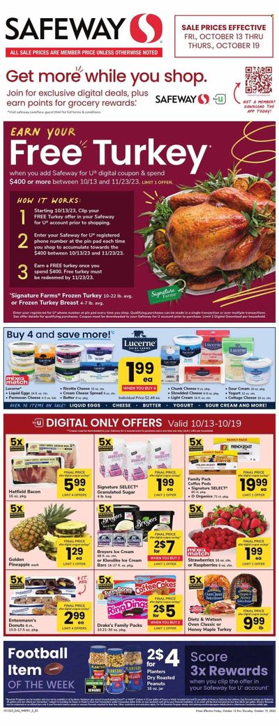 Safeway (DE) Weekly Ad Flyer Specials October 13 to October 19, 2023