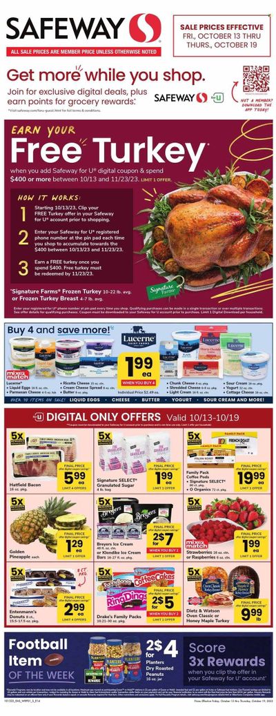 Safeway (MD) Weekly Ad Flyer Specials October 13 to October 19, 2023