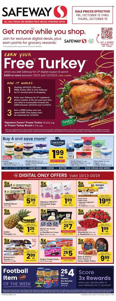 Safeway (MD) Weekly Ad Flyer Specials October 13 to October 19, 2023