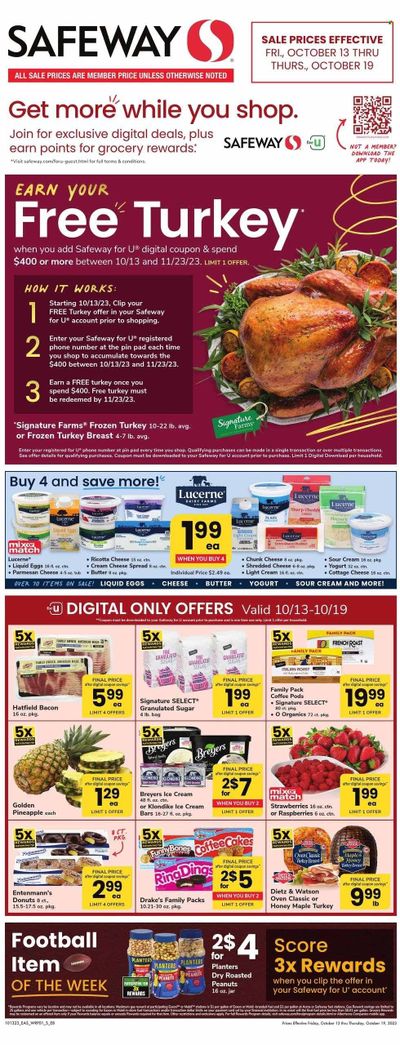 Safeway (MD) Weekly Ad Flyer Specials October 13 to October 19, 2023