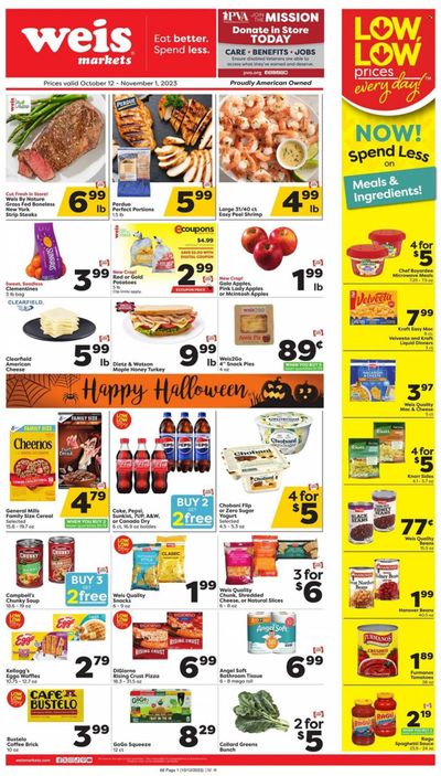 Weis (MD, NY, PA) Weekly Ad Flyer Specials October 12 to November 1, 2023