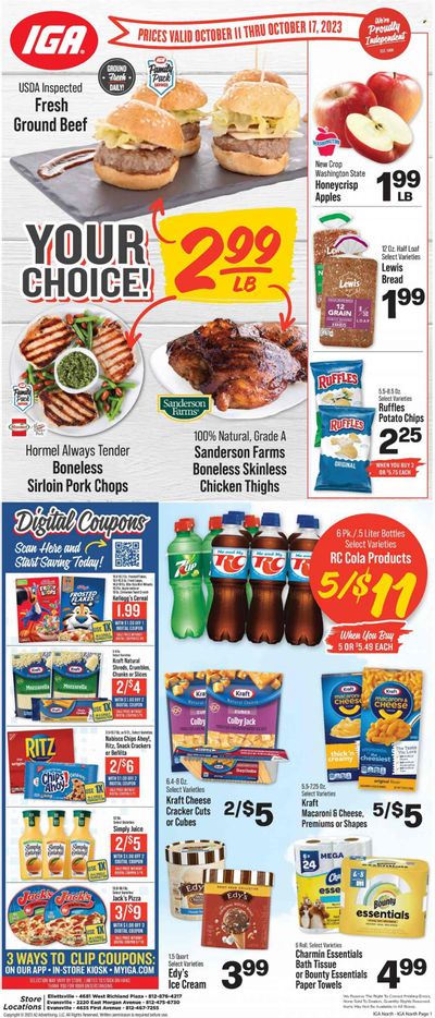 IGA (IN) Weekly Ad Flyer Specials October 11 to October 17, 2023 IGA (IN) Weekly Ad Flyer Specials October 11 to October 17, 2023