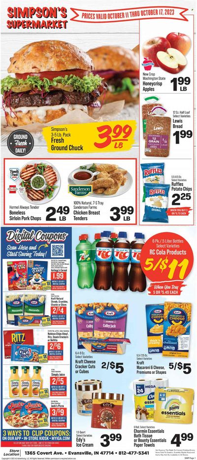 IGA (IN) Weekly Ad Flyer Specials October 11 to October 17, 2023
