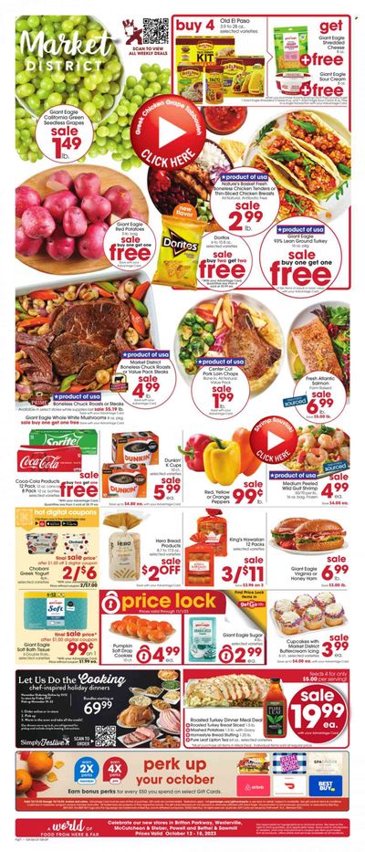 Giant Eagle (OH) Weekly Ad Flyer Specials October 12 to October 18, 2023